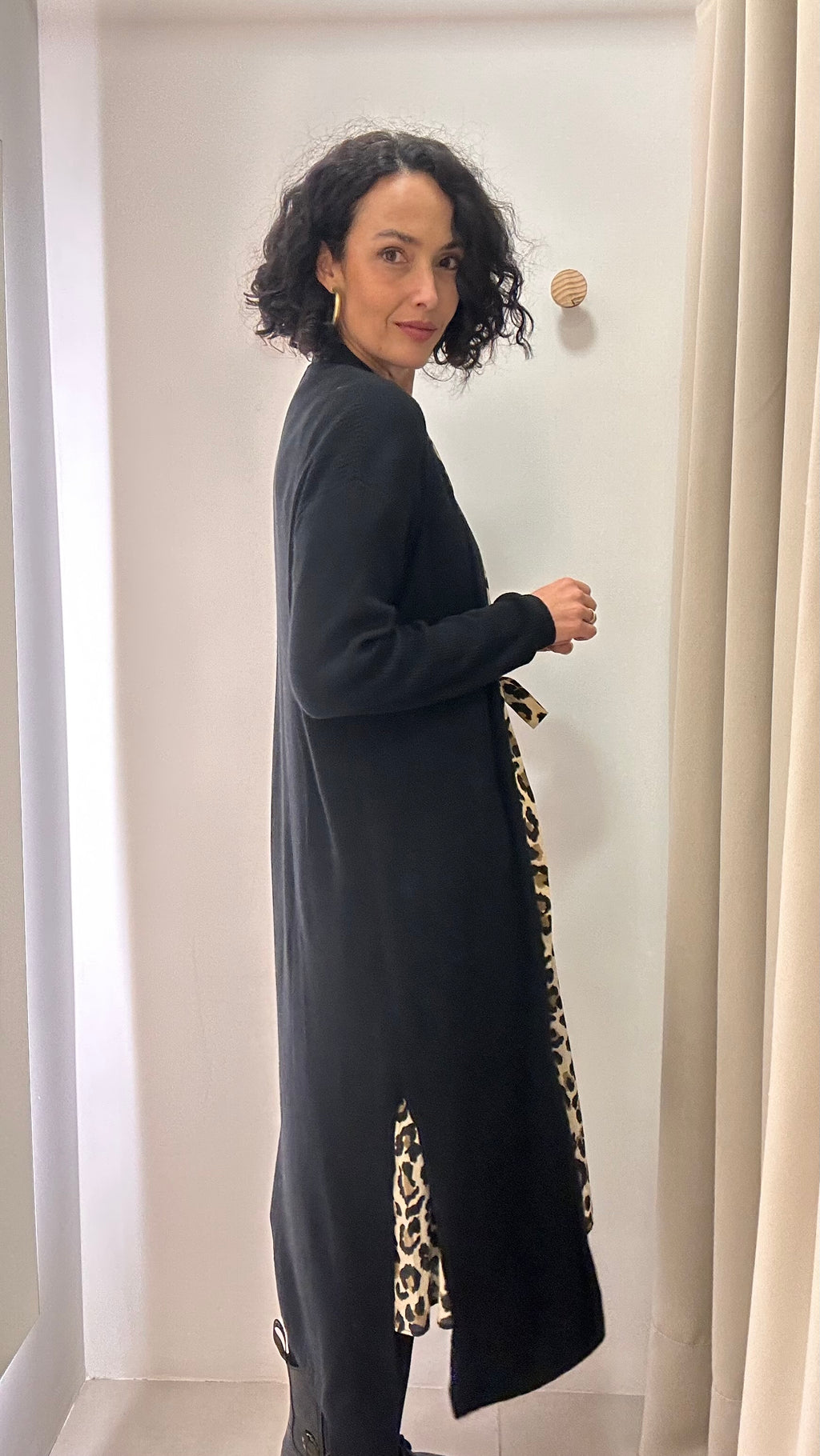 Casaco Preto de Tricot Banana Republic