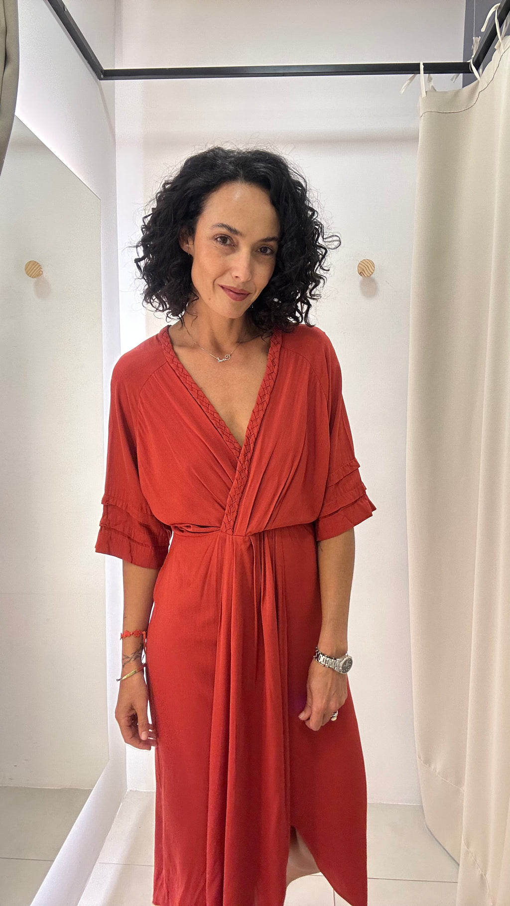 Vestido Midi Vermelho