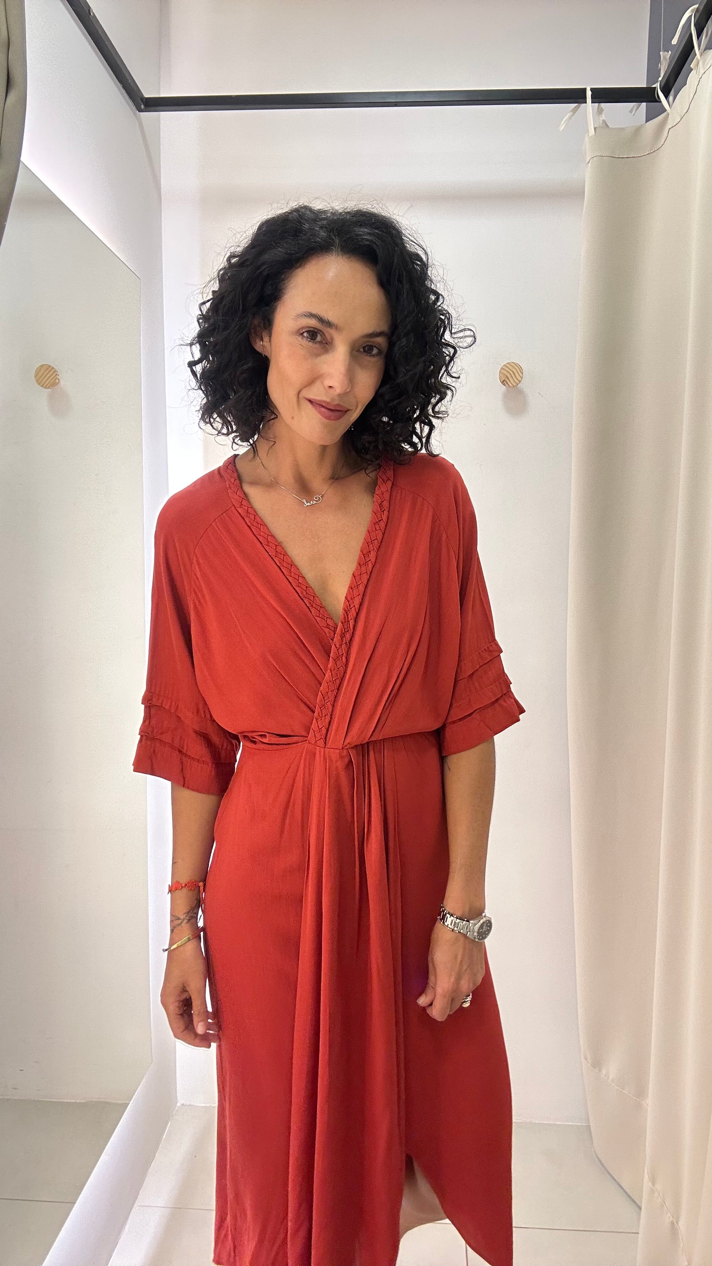 Vestido Midi Vermelho