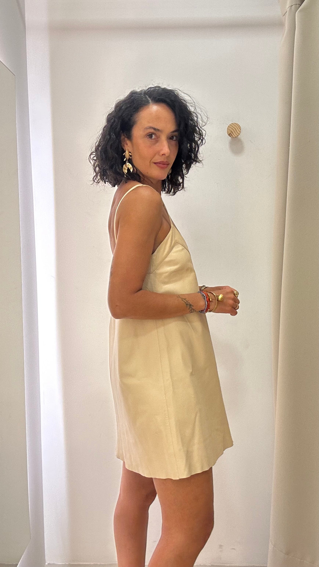 Vestido Couro Tannerie