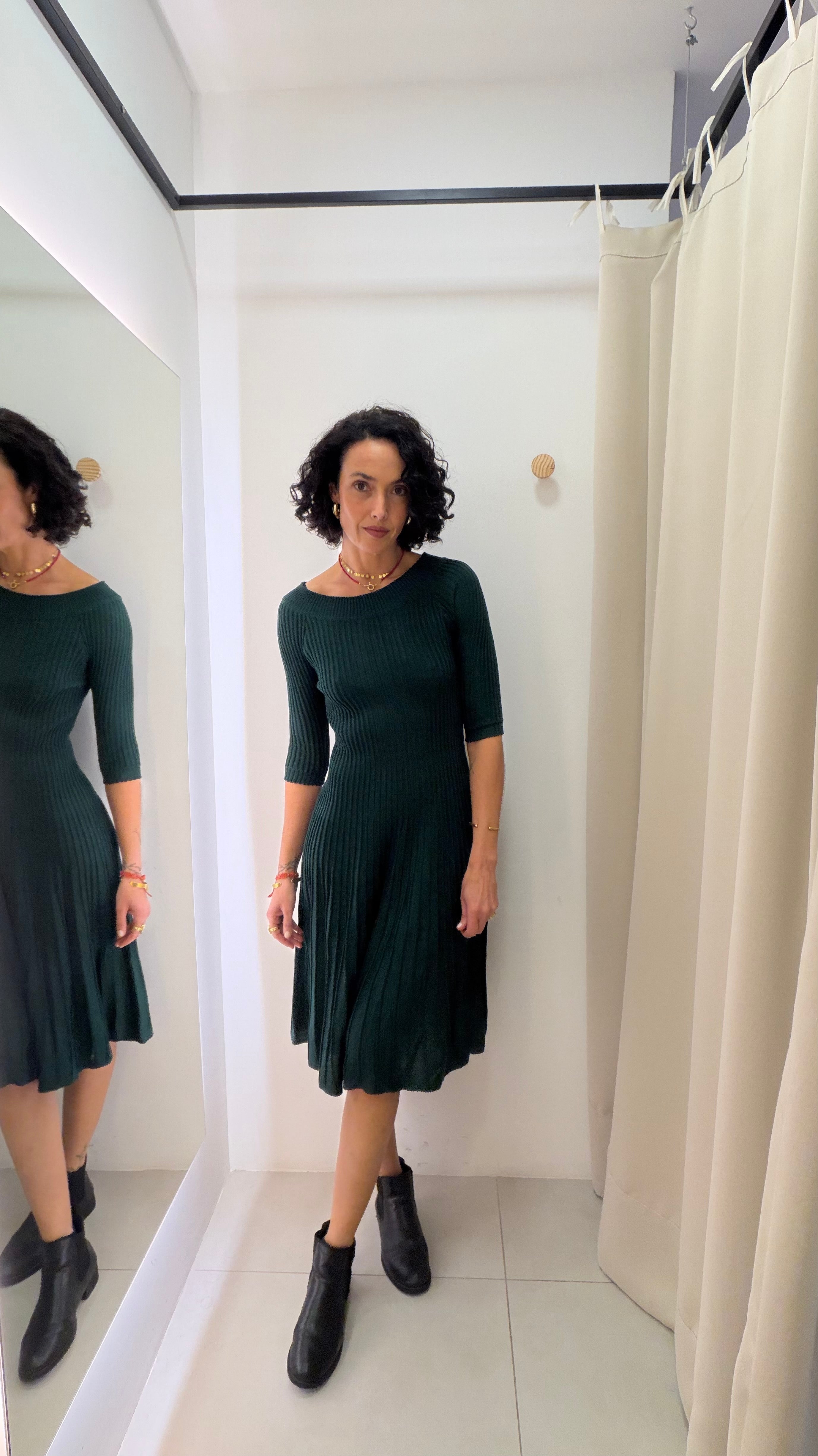 Vestido Tricot verde Anselmi