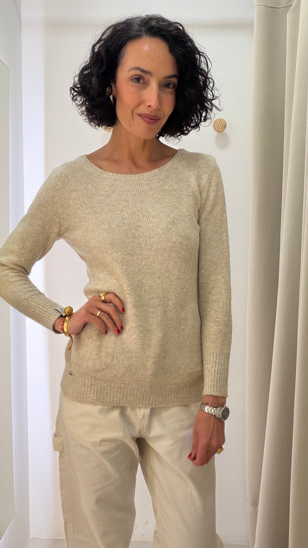 Tricot Bege Biamar