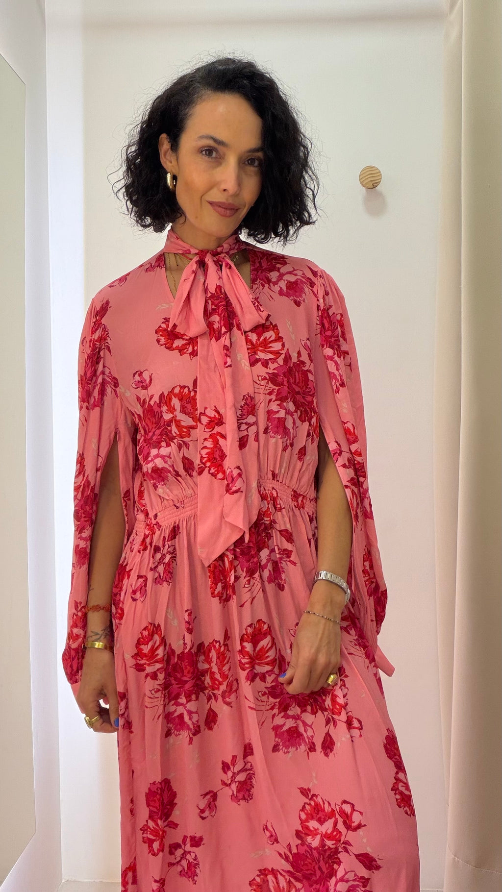 Vestido Rosa Reinaldo Lourenço
