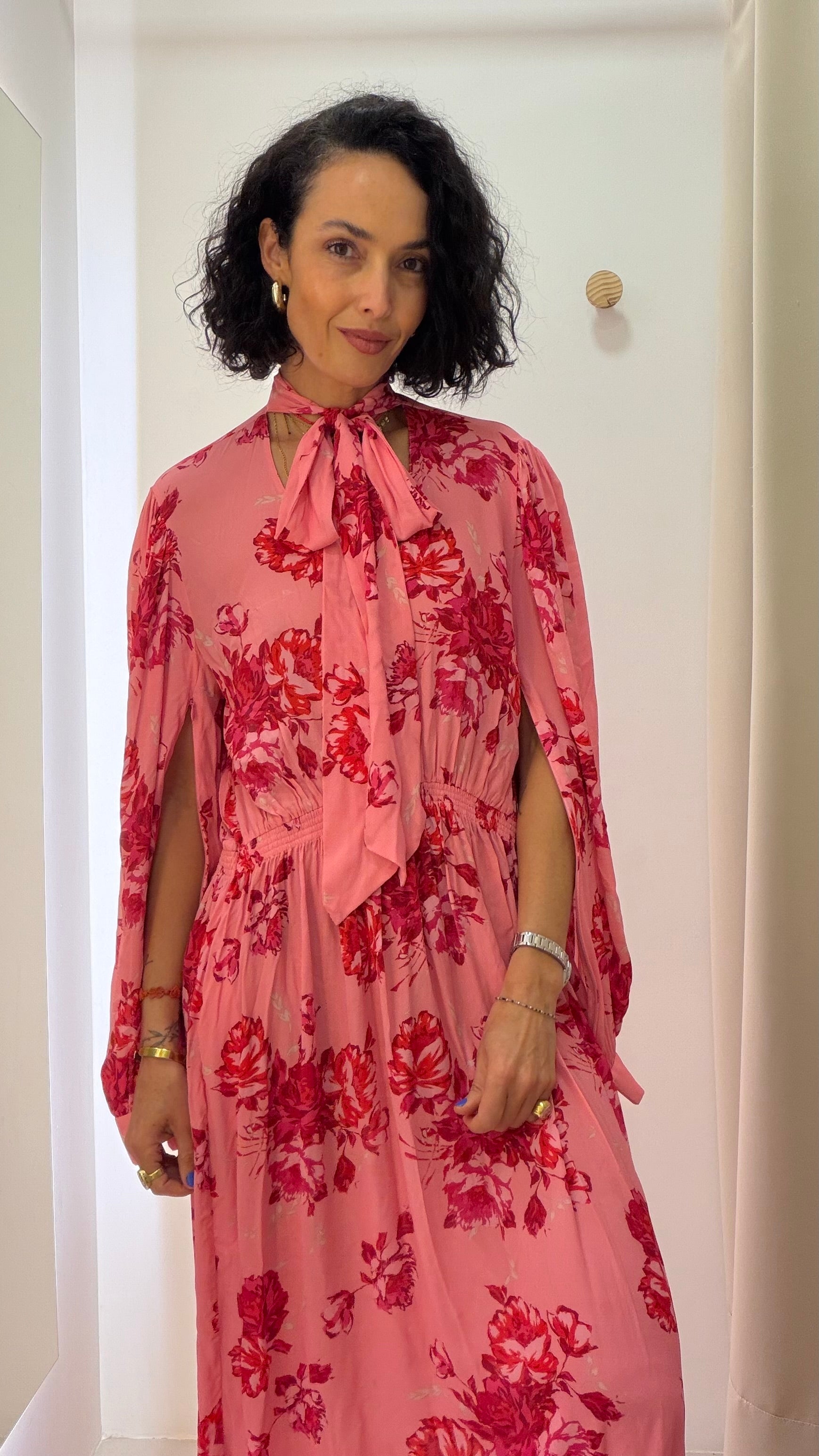 Vestido Rosa Reinaldo Lourenço