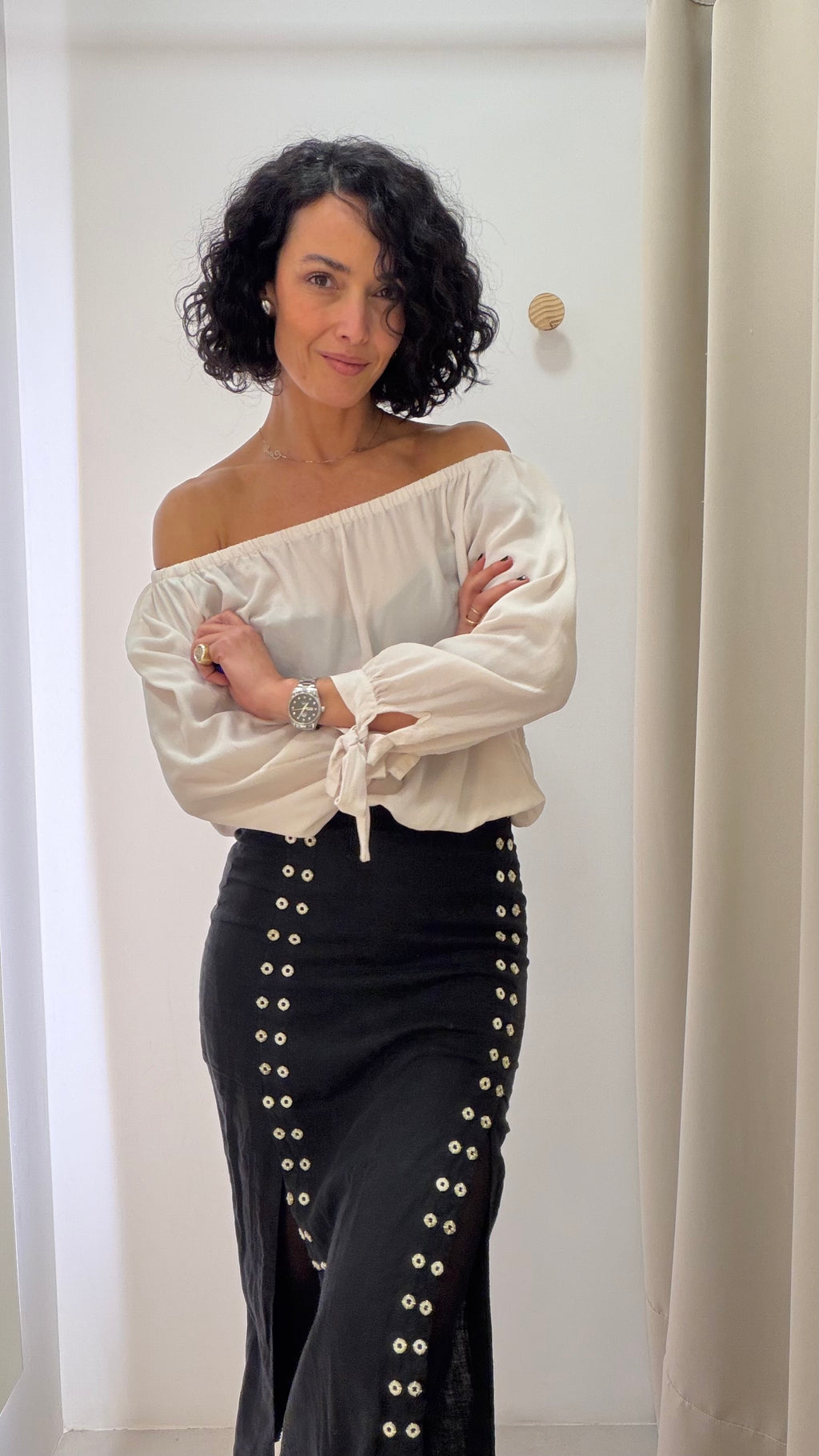 Blusa Bege Mixed