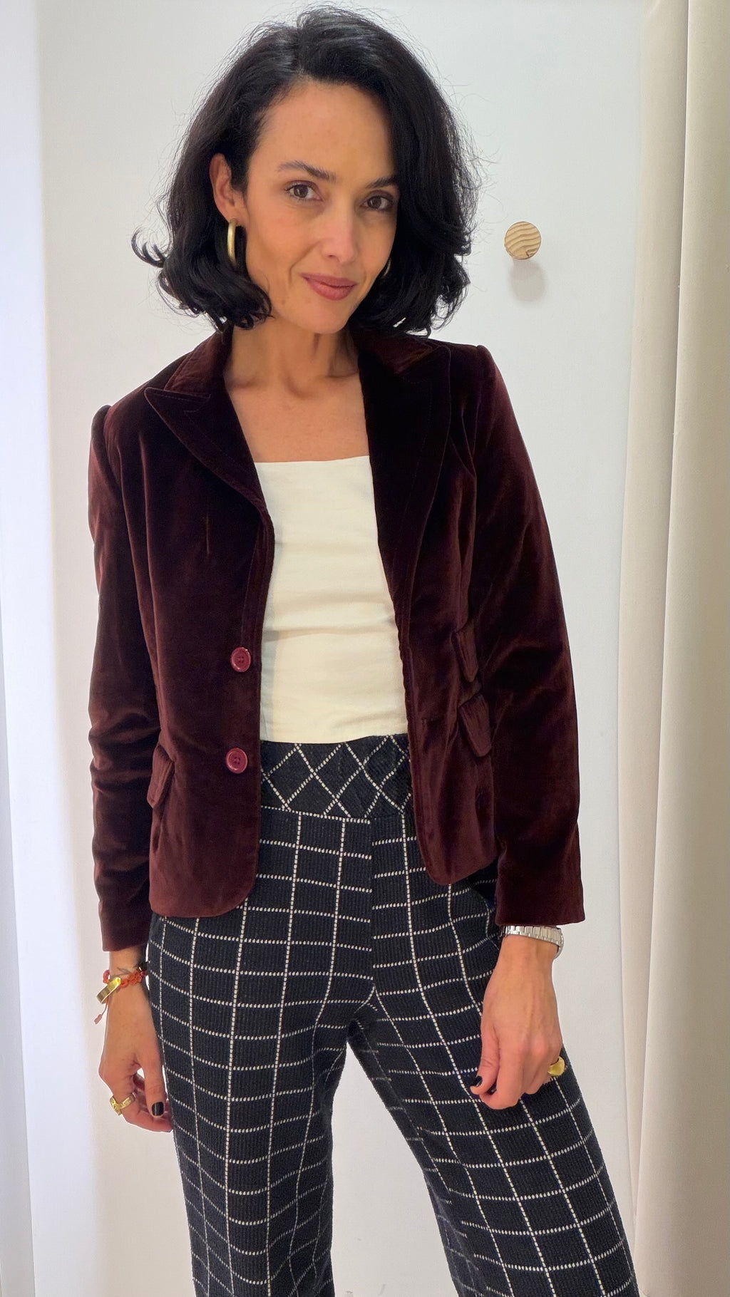 Blazer veludo Akiabara