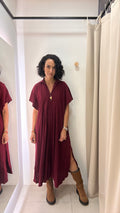 Vestido vinho Zara