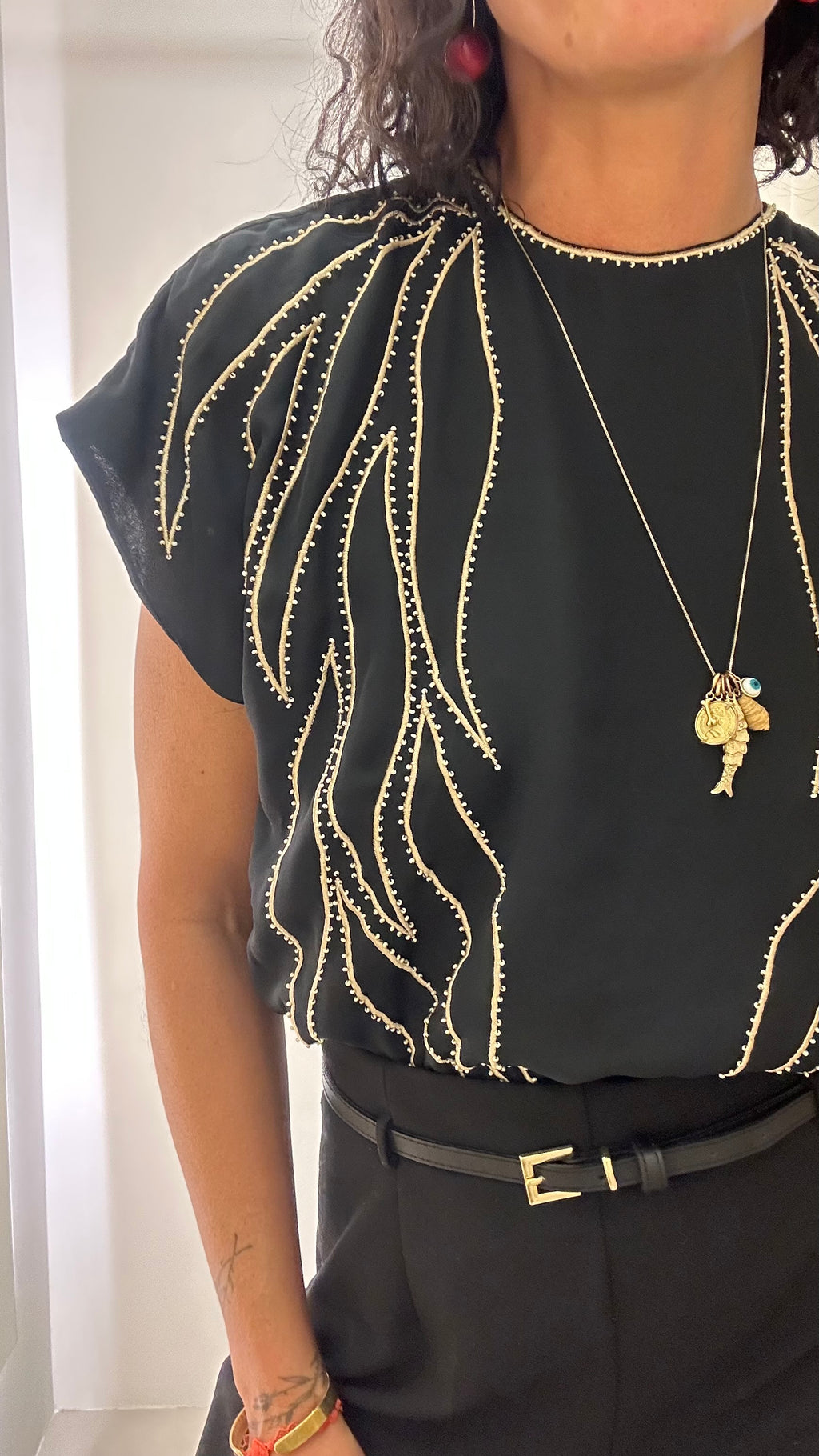 Blusa Preta Raifone