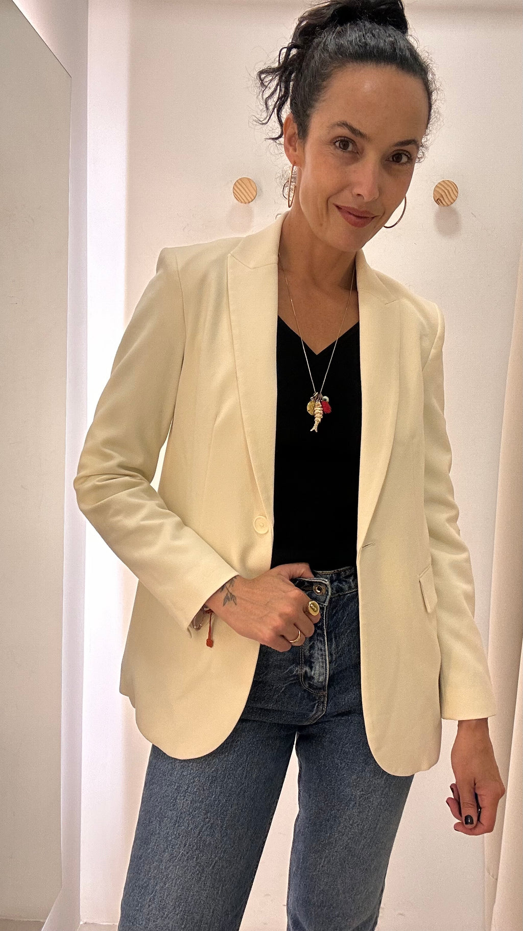 Blazer Off White Branco
