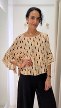 Blusa 100% Seda Animale