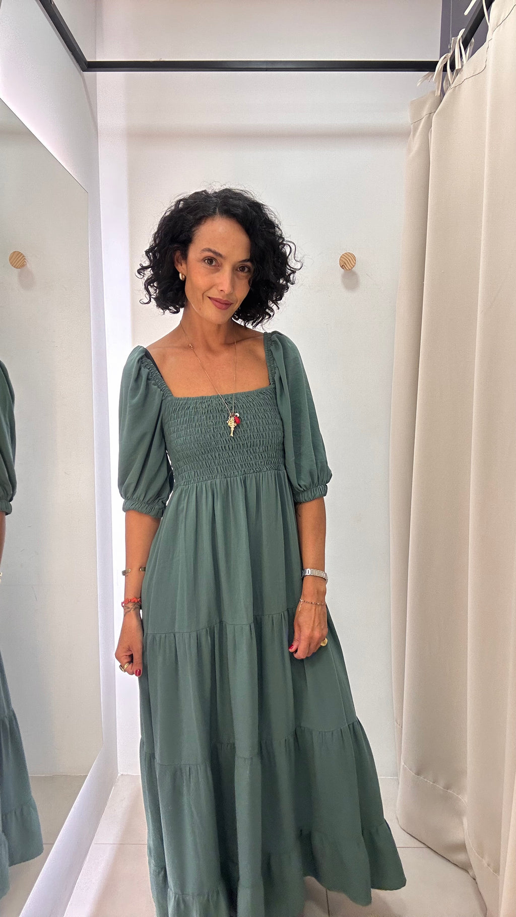Vestido Verde Nanaminze