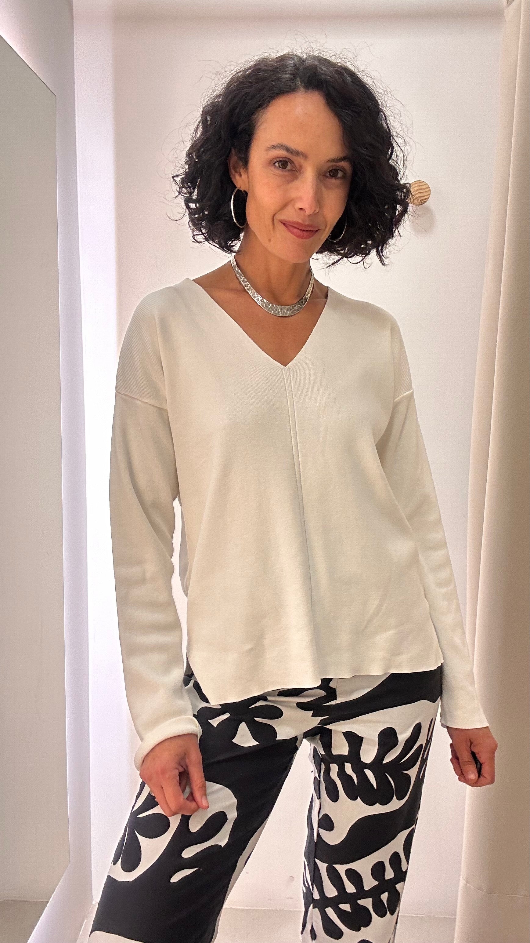 Tricot Branco Anselmi