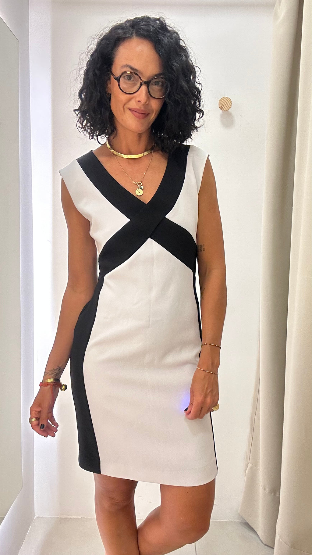 Vestido Bicolor Ana Hickmann