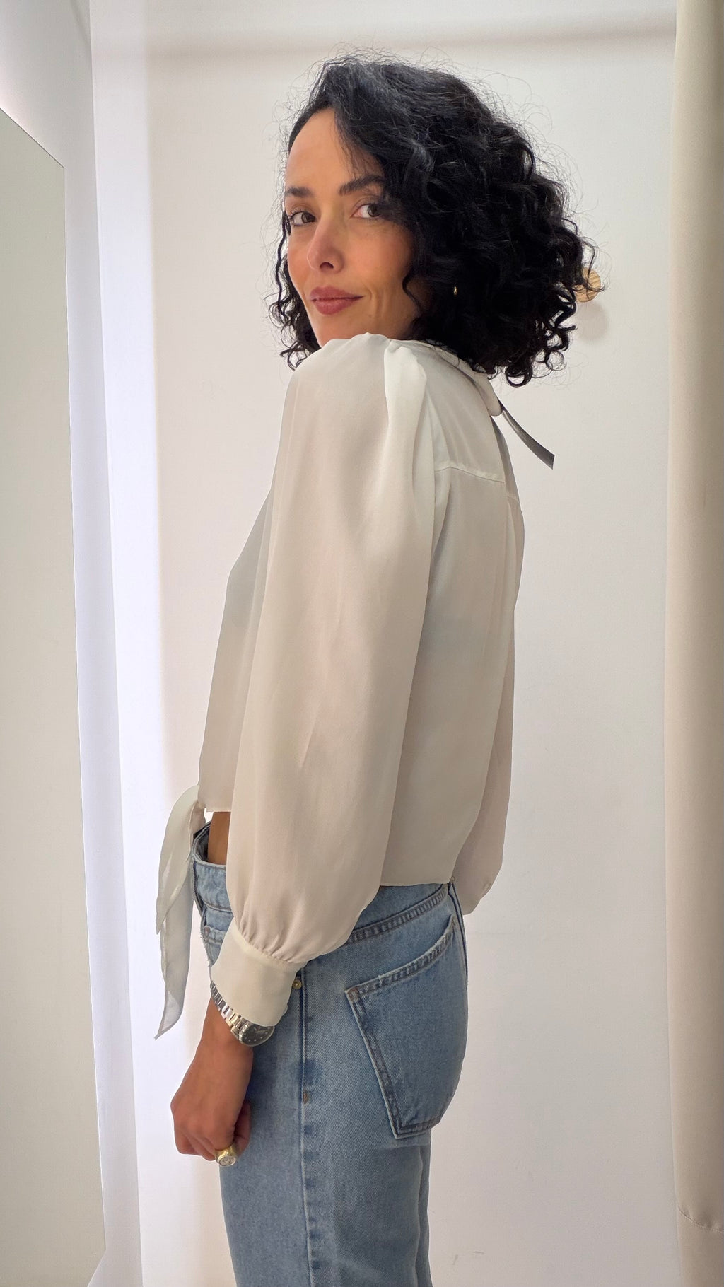 Blusa Branca Laureen