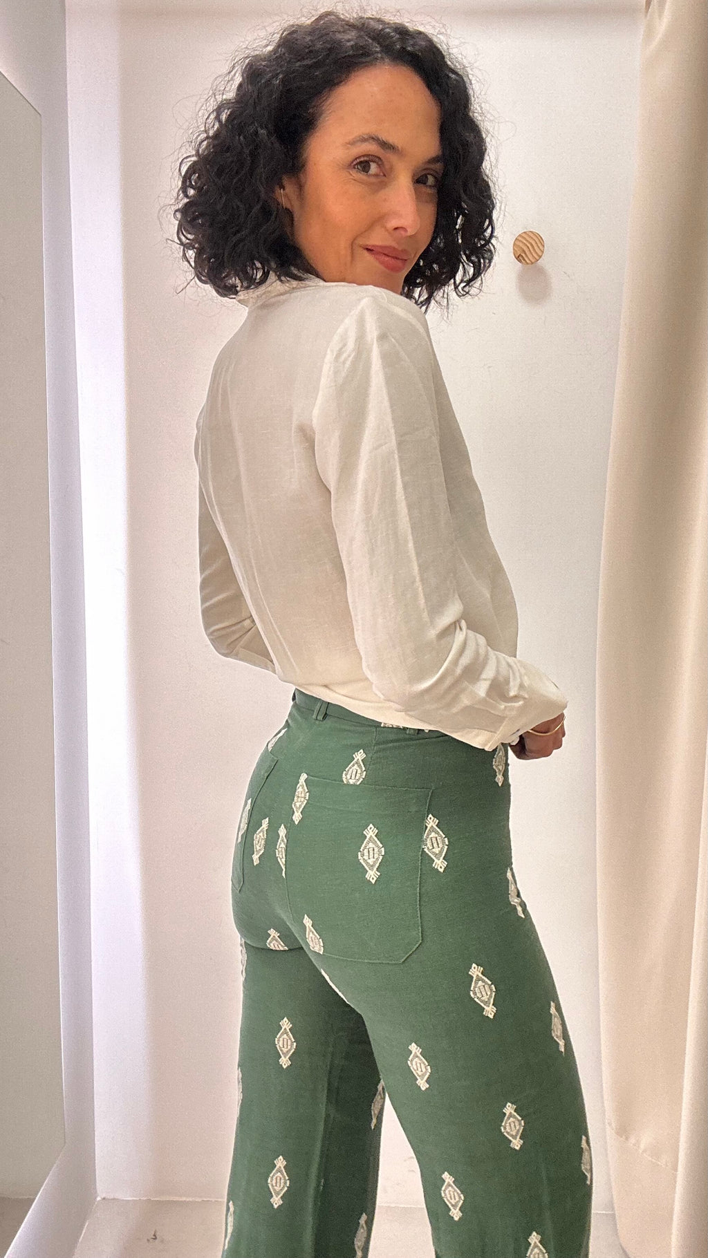 Calça Verde Zara