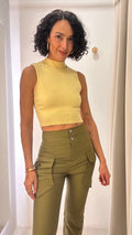 Blusa Malha Amarela Viviane Furrier
