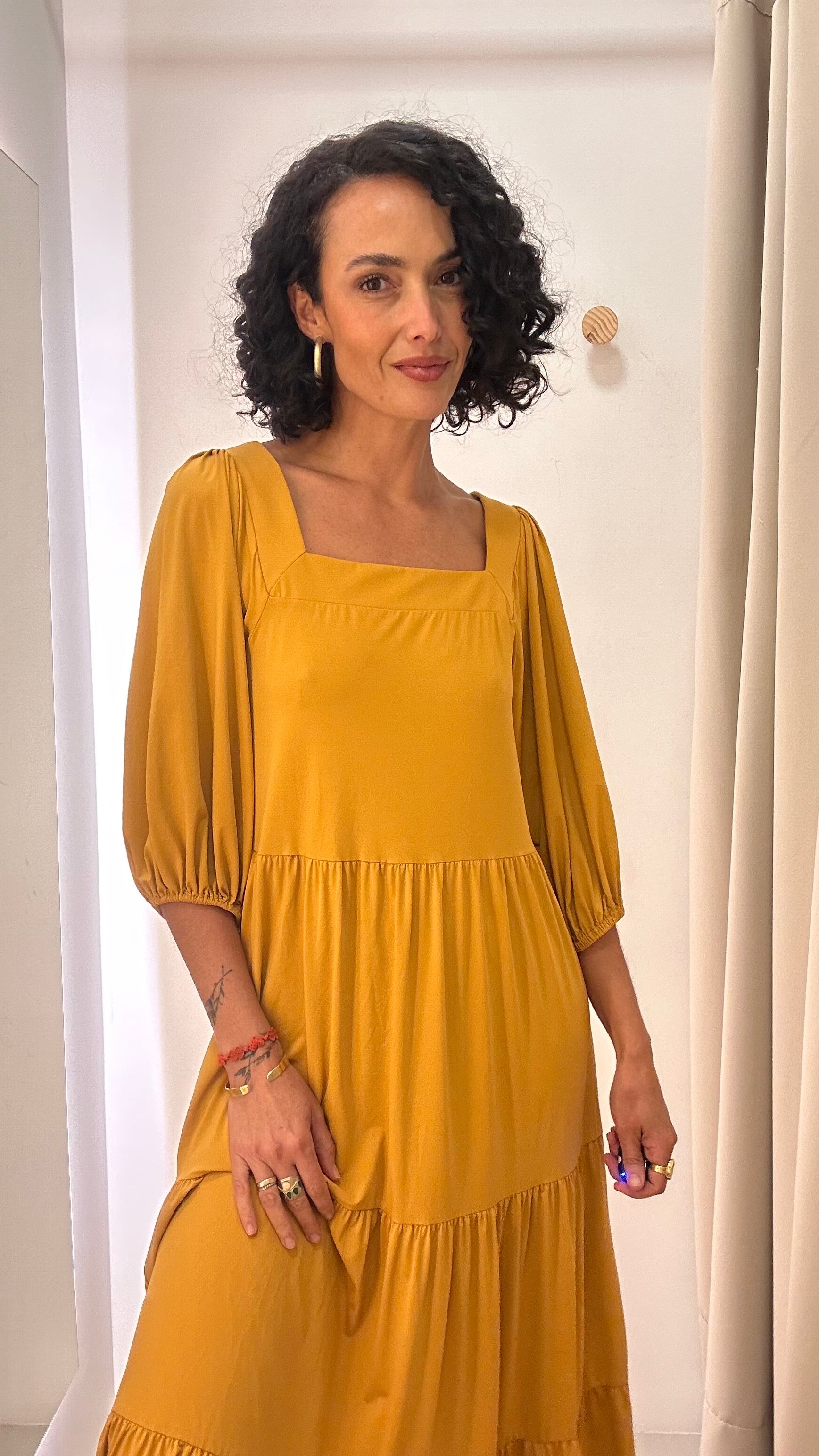 Vestido Terracota Voar