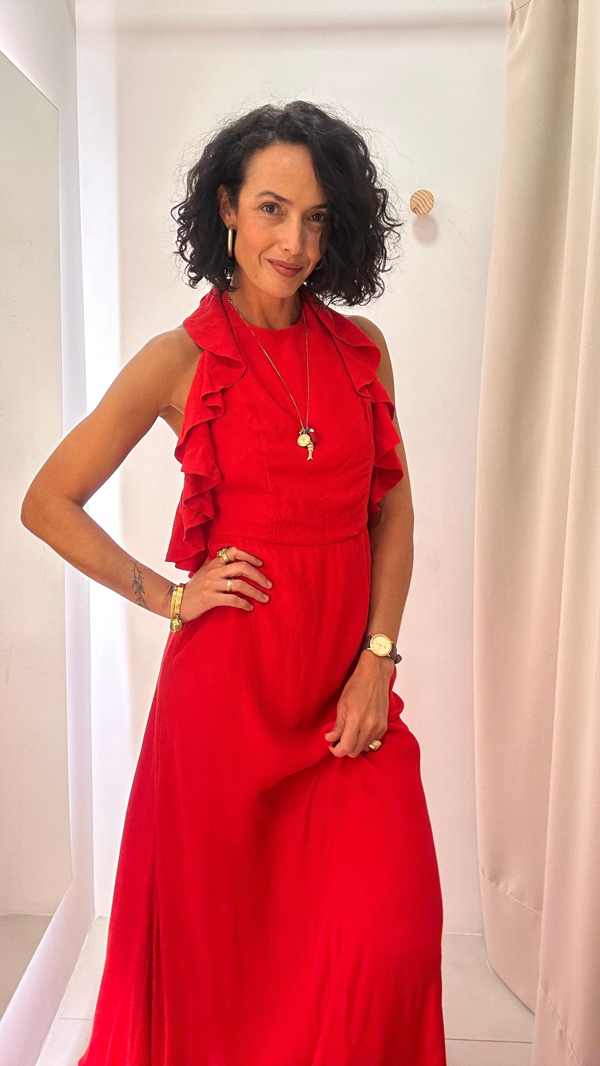 Vestido Vermelho Carmin