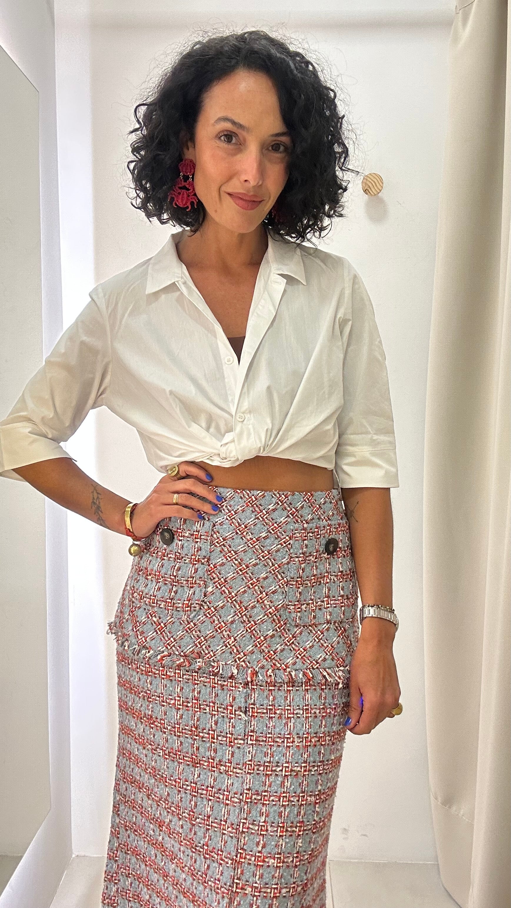 Saia em tweed Essenciale