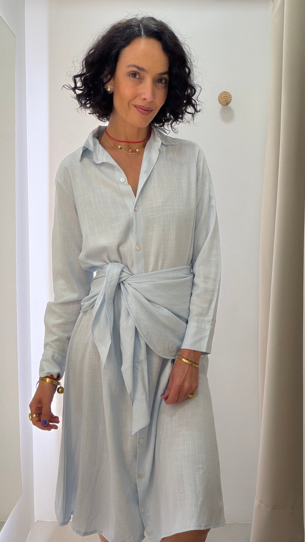 Vestido Azul Claro Jolie
