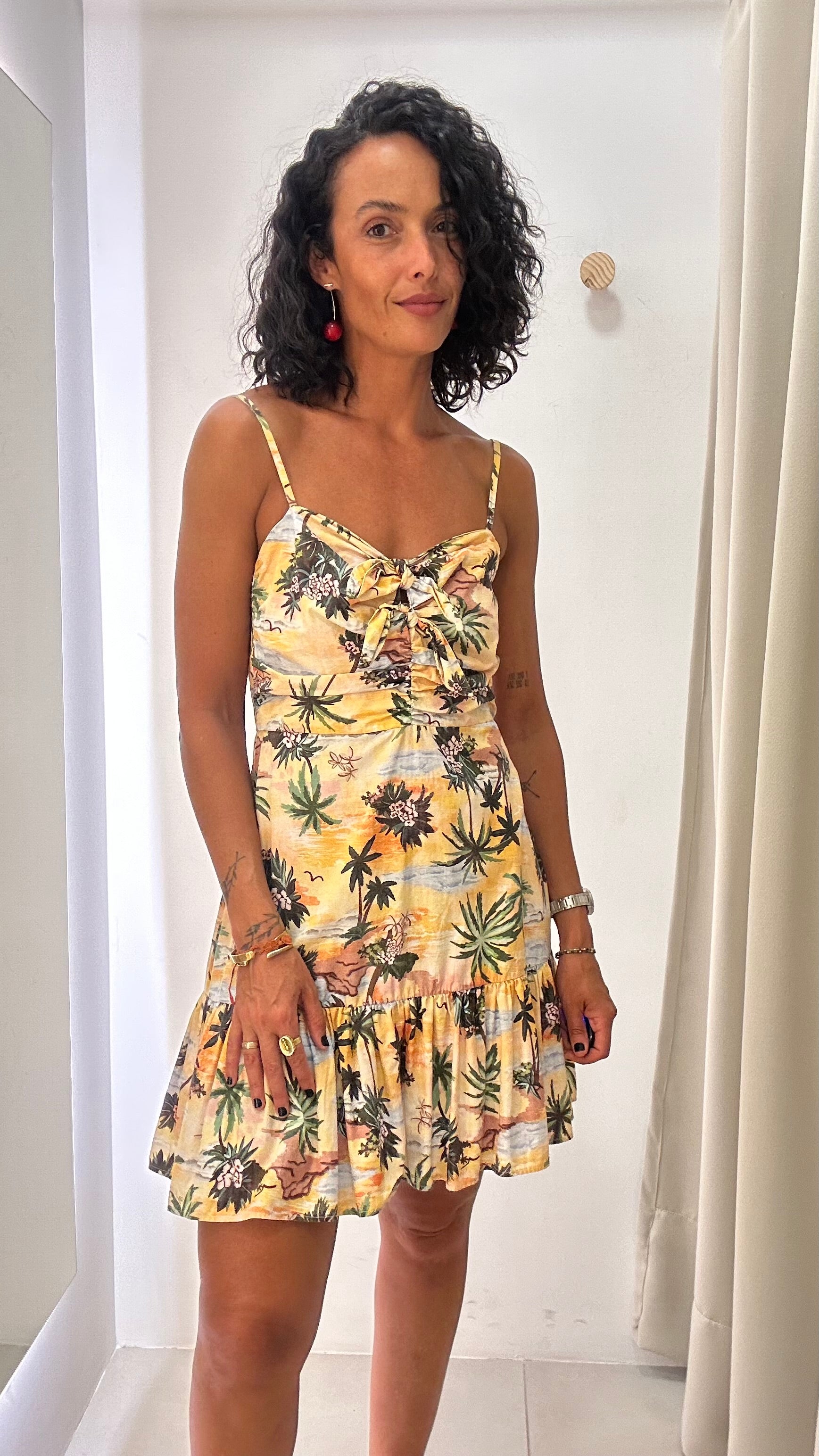 Vestido Estampa Tropical