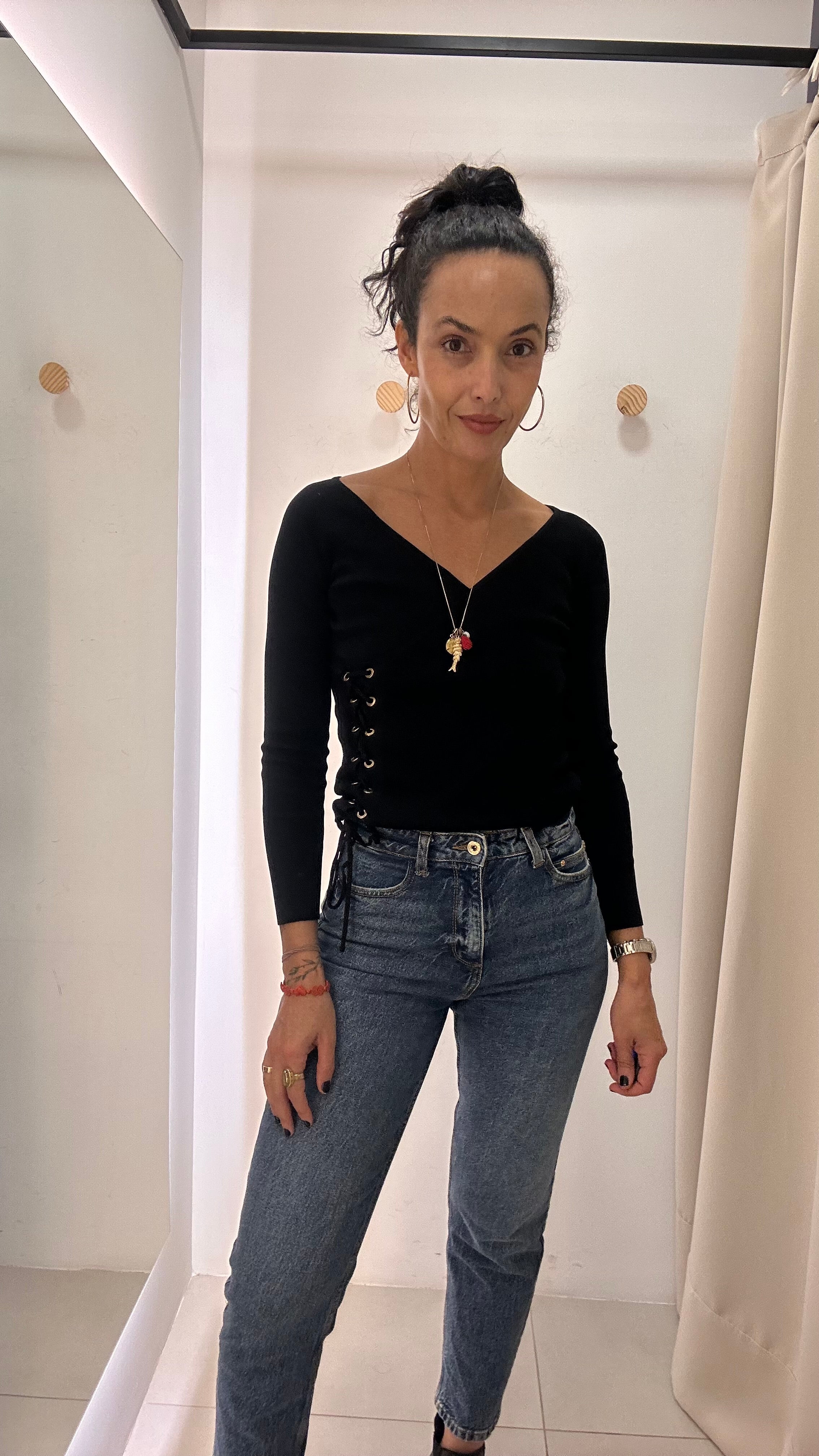 Blusa Preta Zara