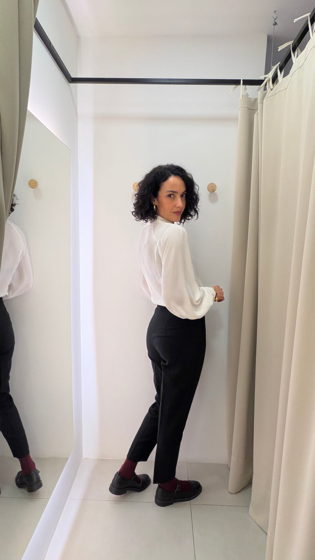 Calça preta Zara