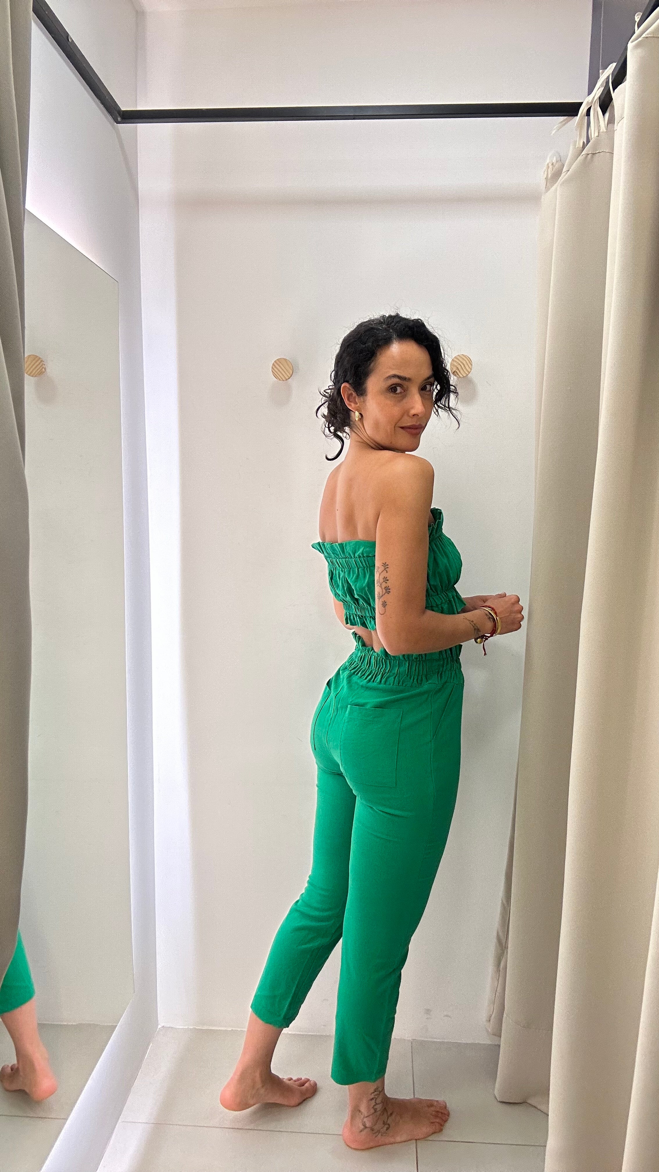 Conjunto Verde Folha