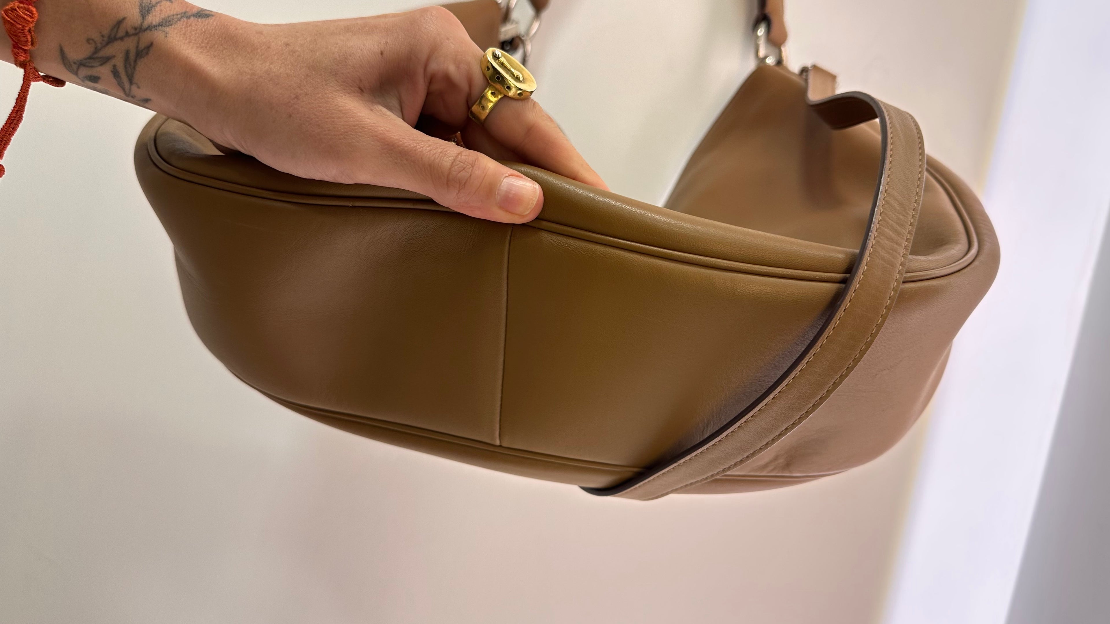 Bolsa couro Coach