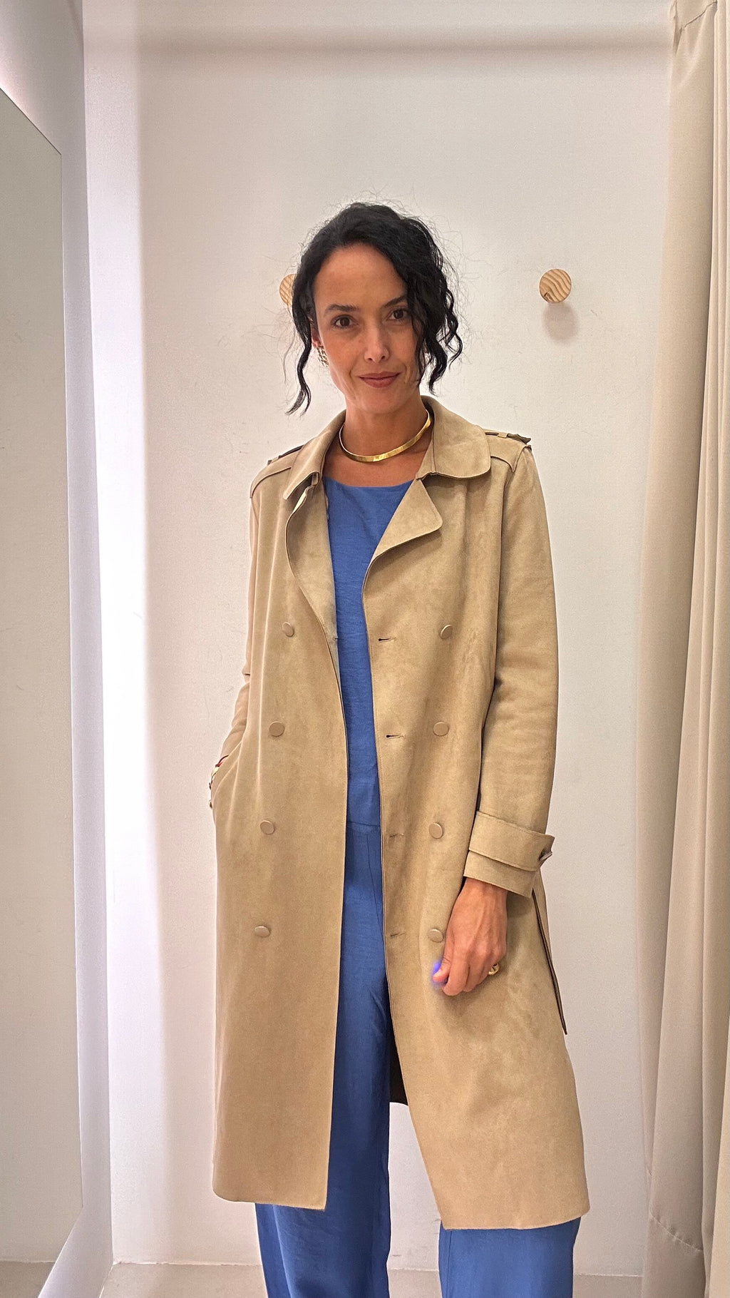 Trench Coat suede Zara