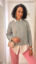 Tricot Cinza Anselmi