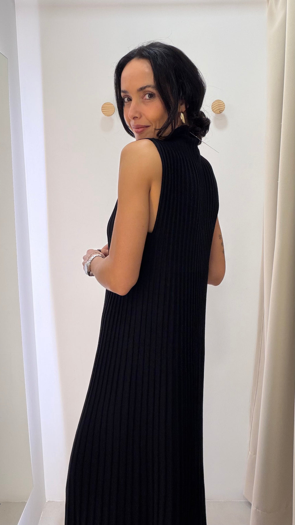 Vestido em Malha Preto Anselmi