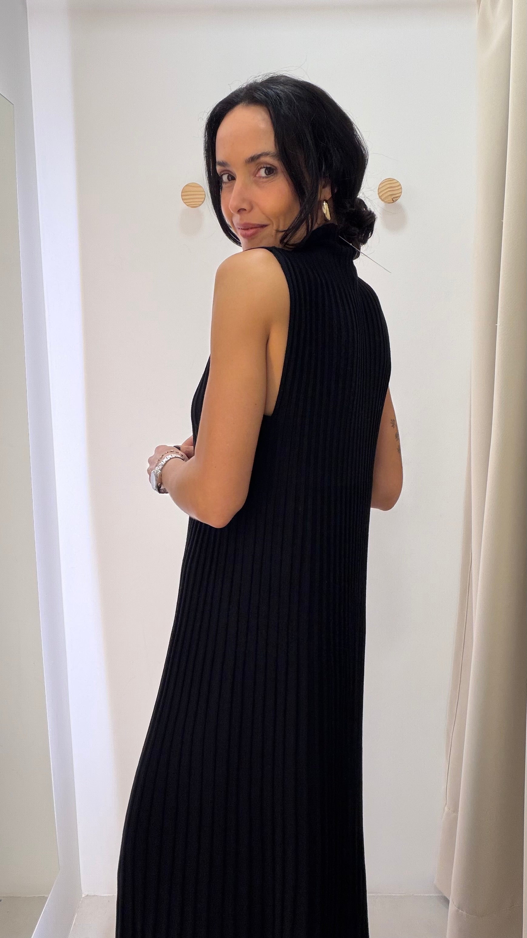 Vestido em Malha Preto Anselmi