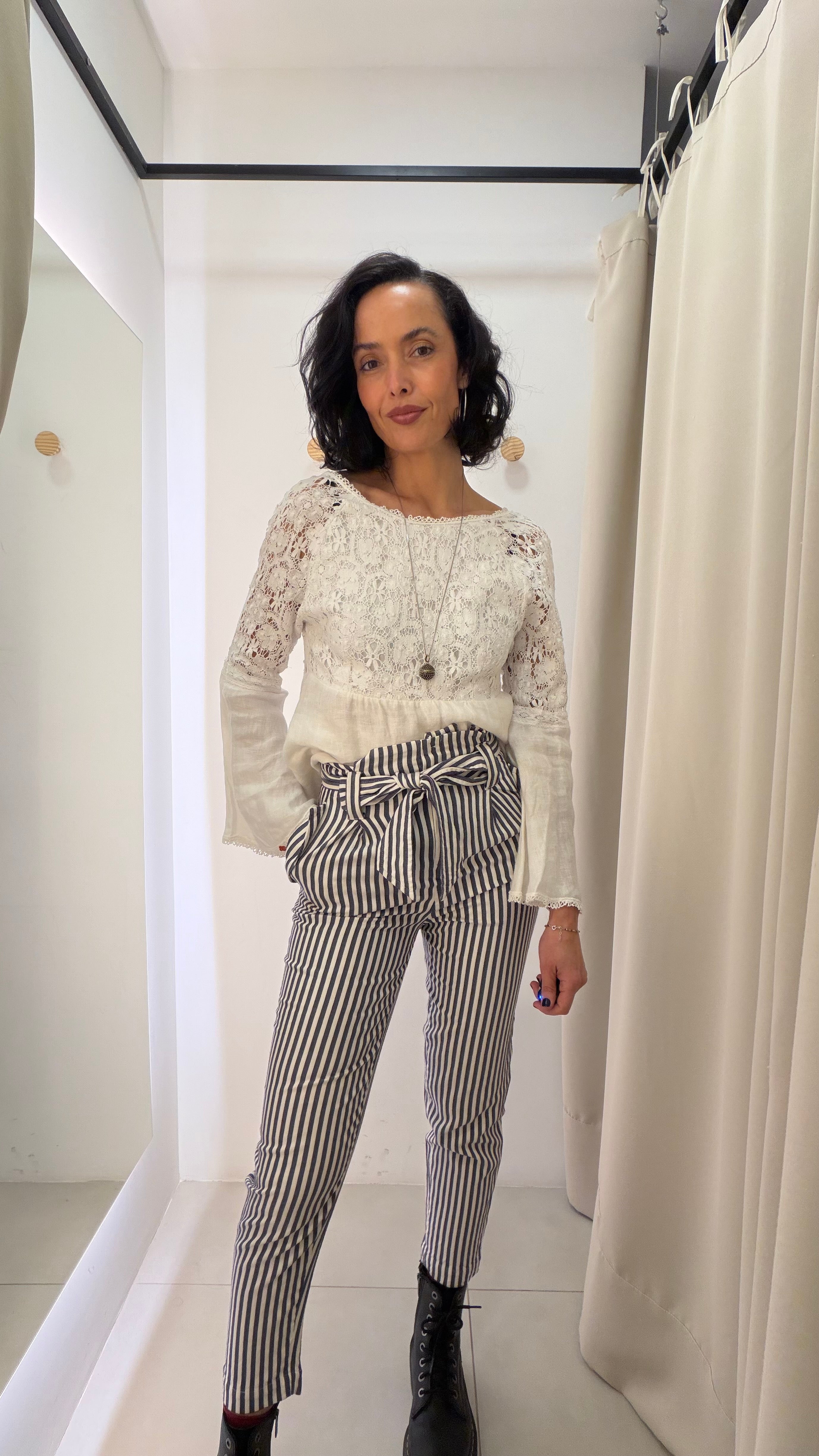 Calça Listrada Lilla Ka