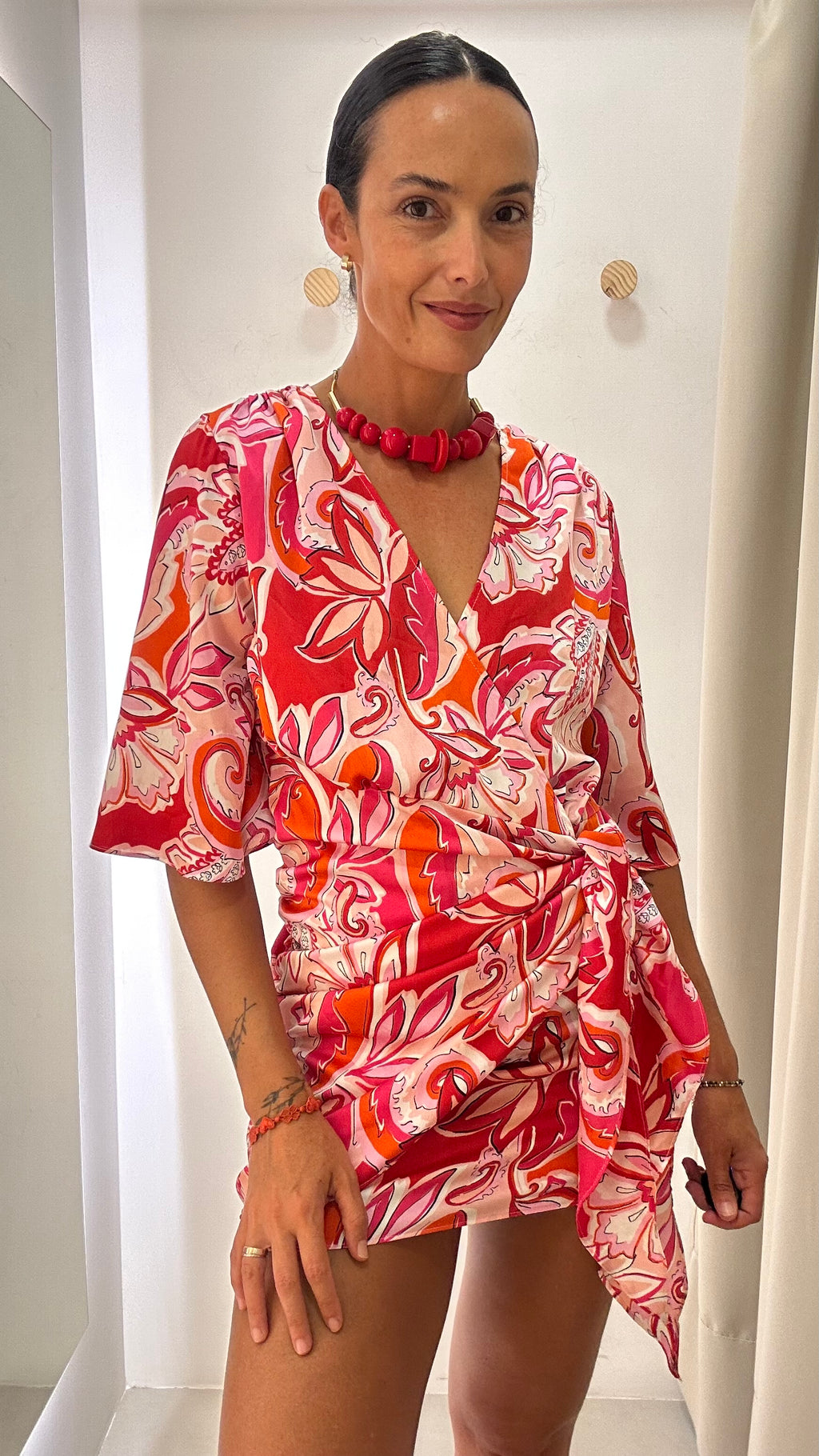 Vestido Estampado Zara