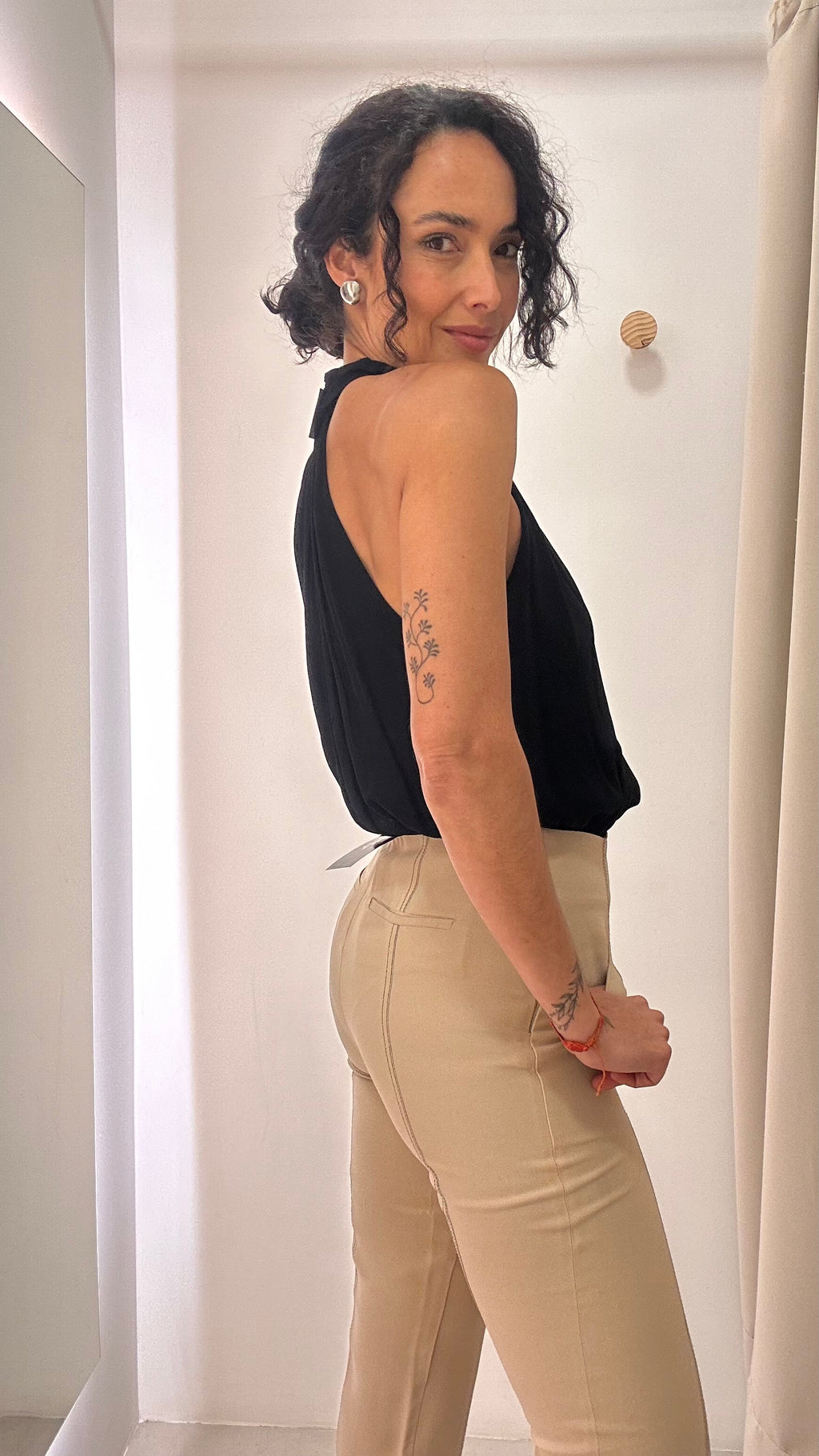 Calça Bege Renata Campos