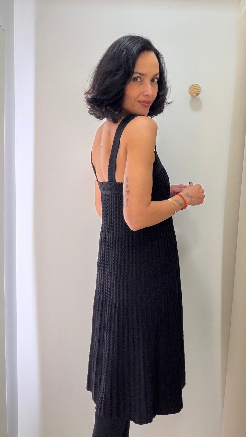 Vestido Preto em Malha Lafort
