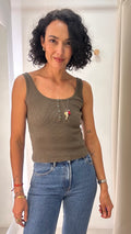 Regata Verde Militar Mango