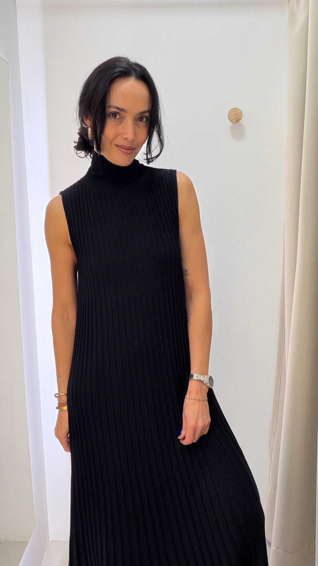 Vestido em Malha Preto Anselmi