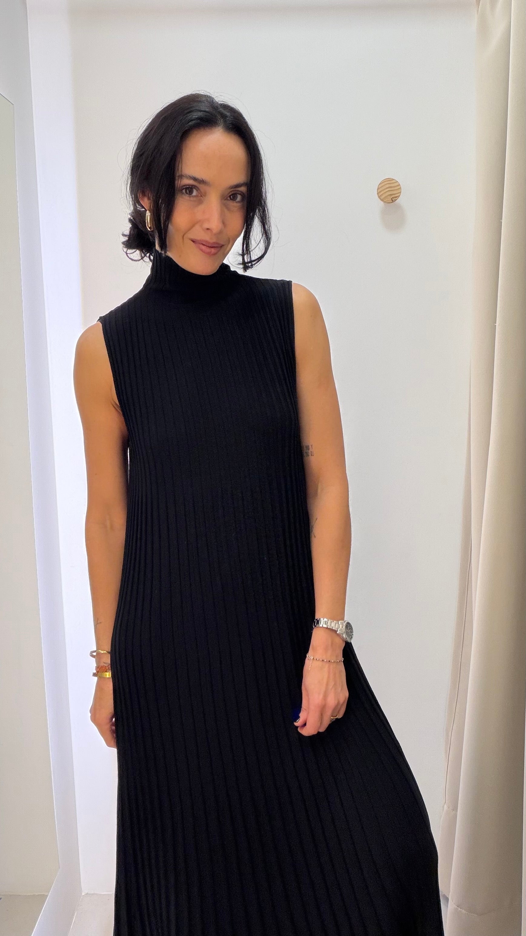 Vestido em Malha Preto Anselmi
