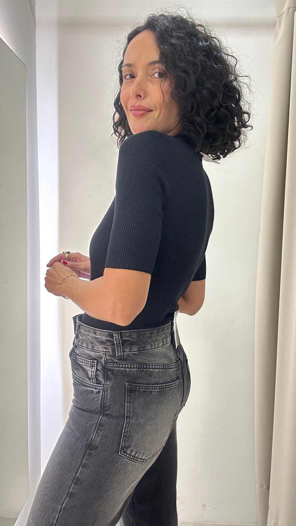 Body Preto Nati Vozza