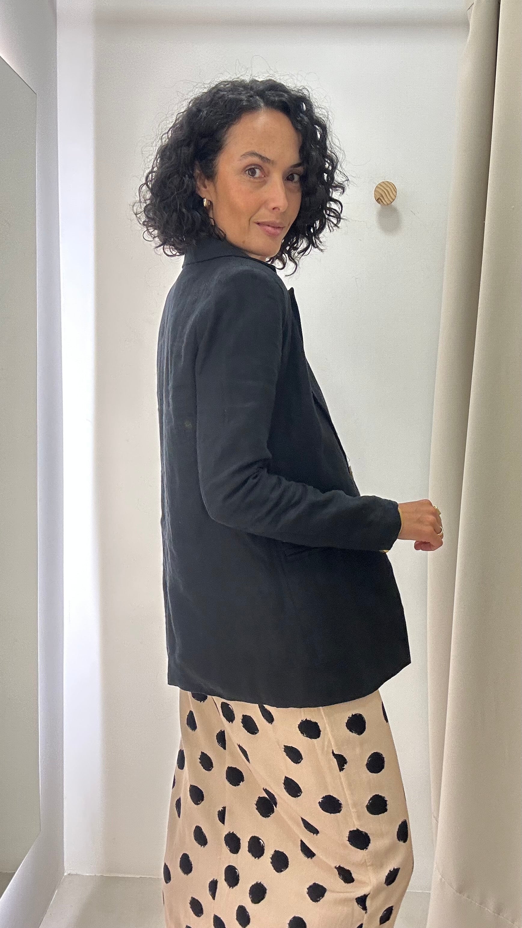 Blazer Preto em Linho