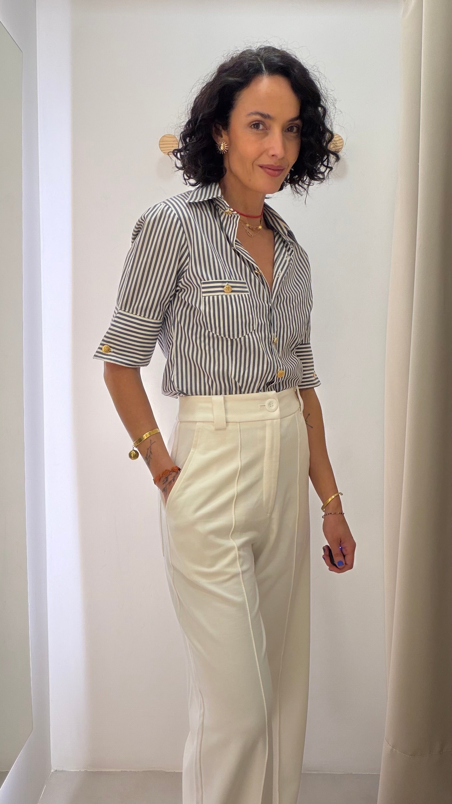 Calça Branca Zen Closet
