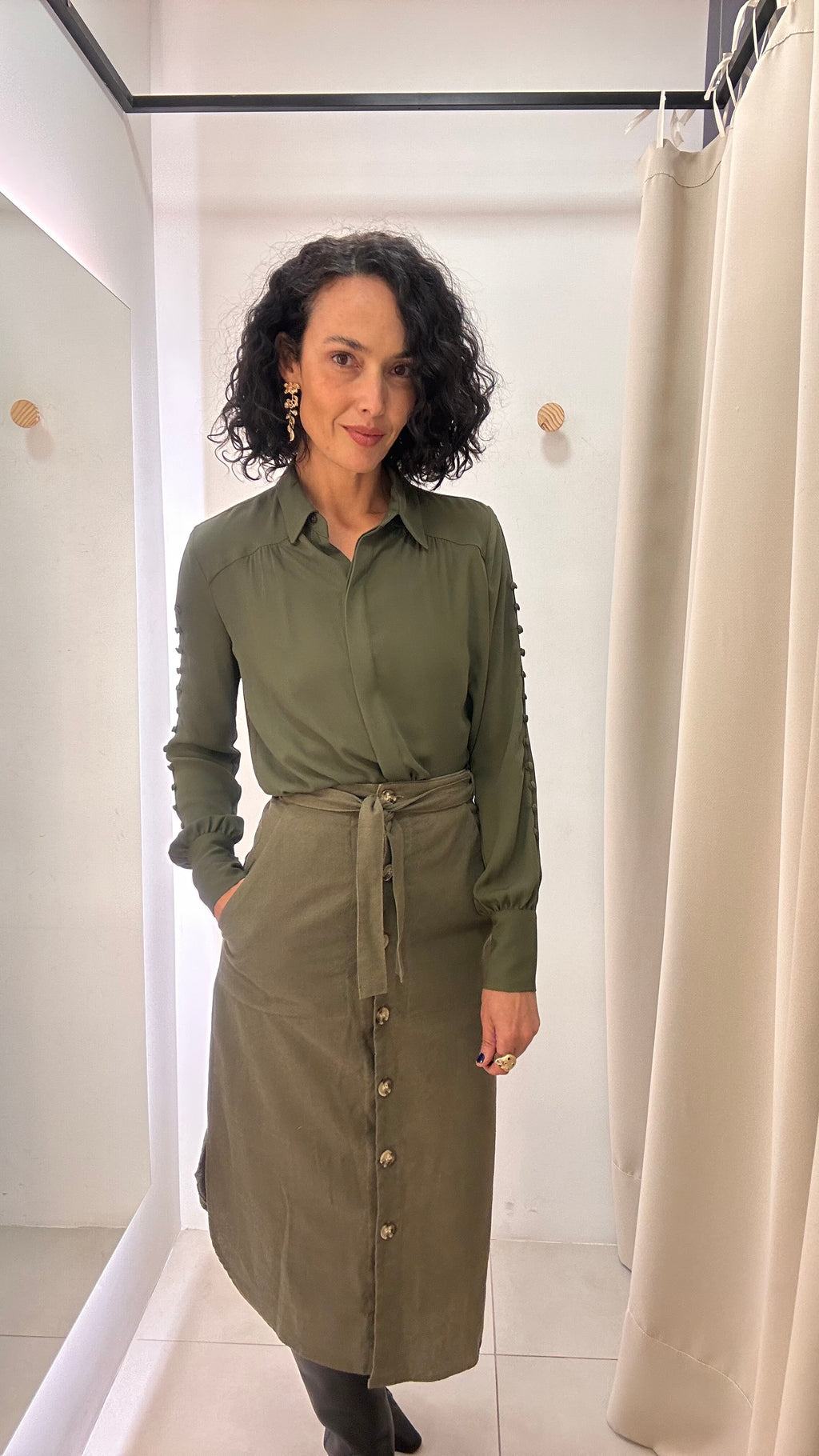 Saia verde Farrow