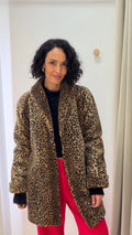 Casaco pelos animal print