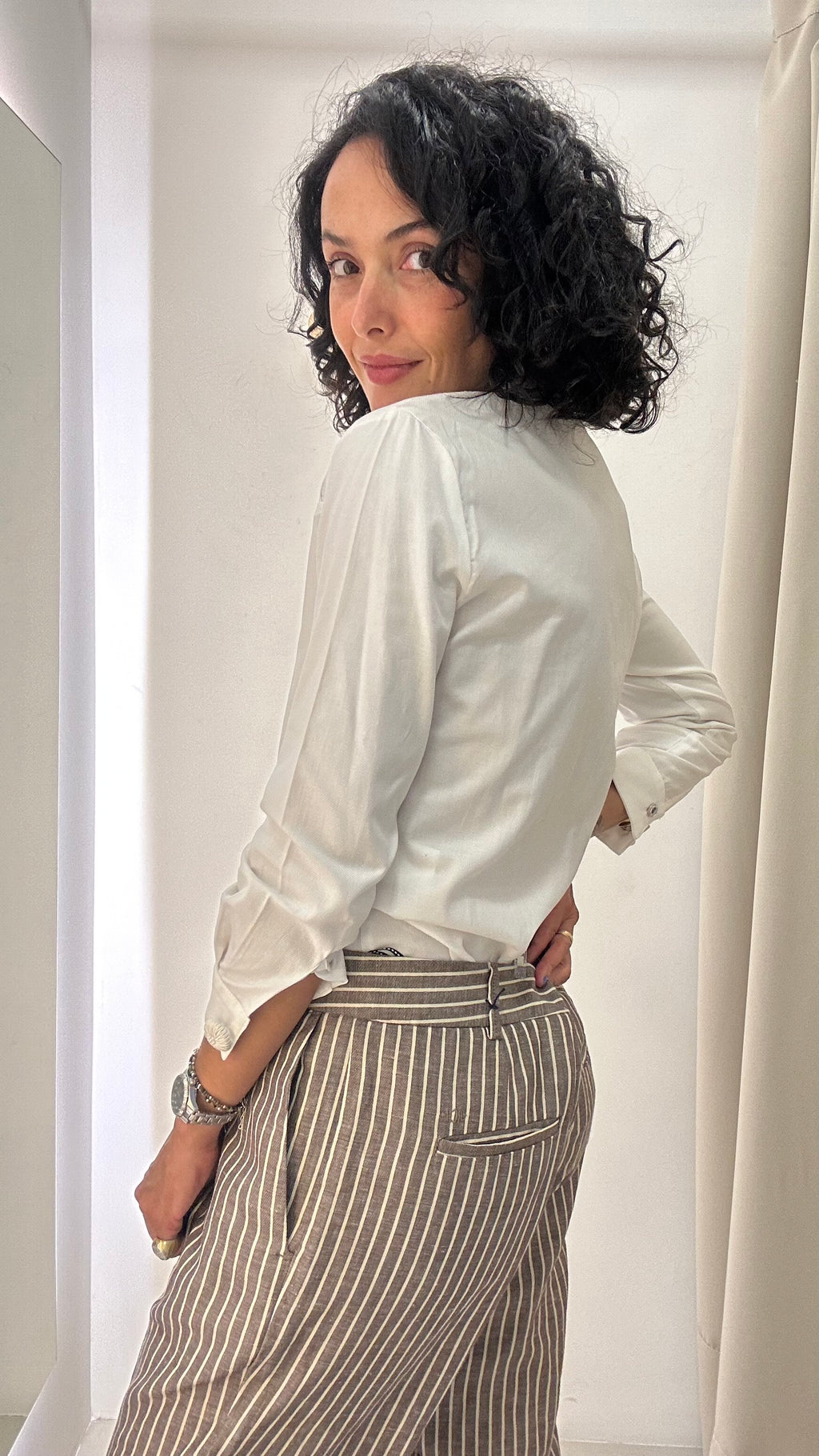 Calça Listrada Richards