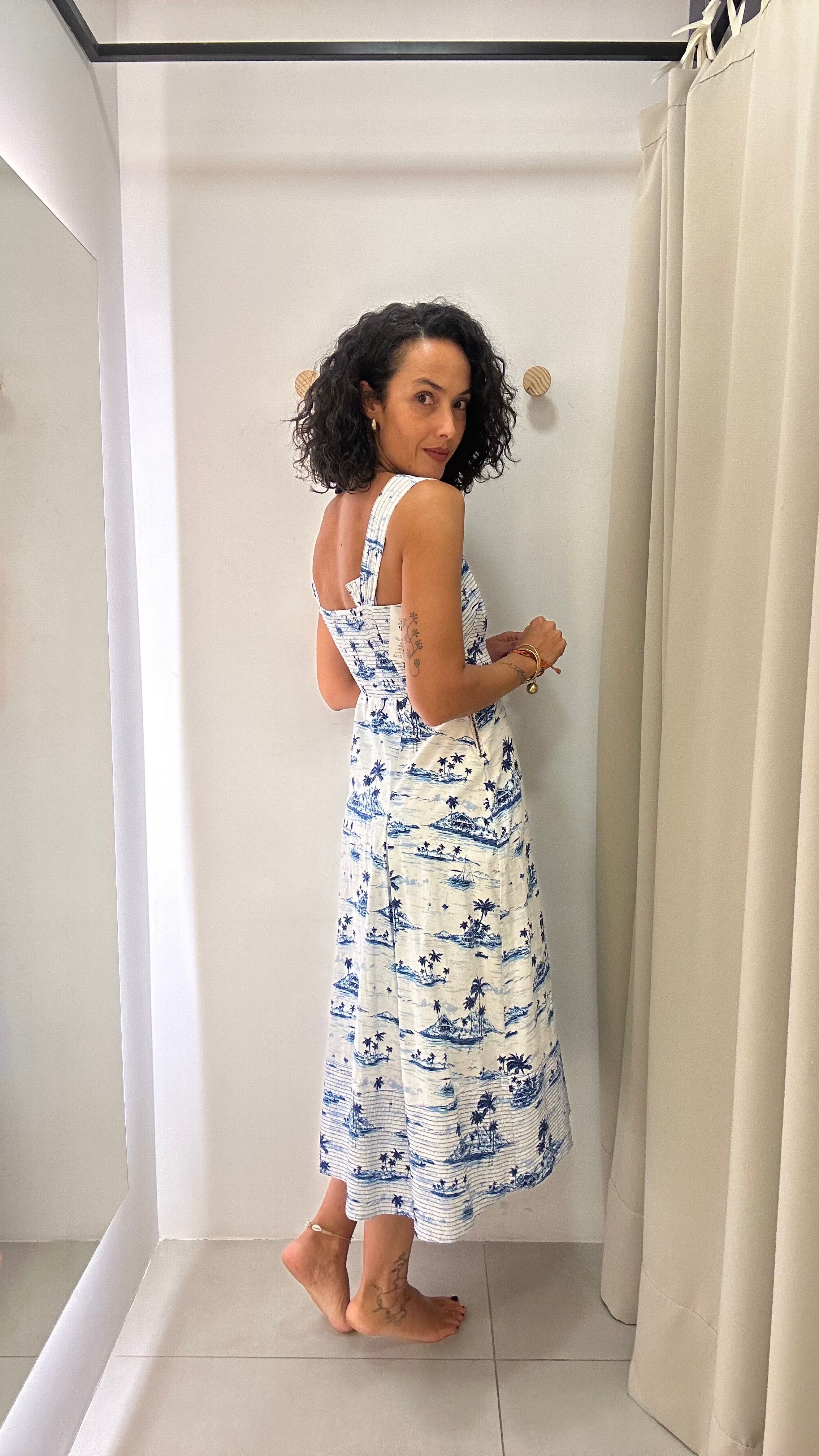 Vestido Estampado Mixed