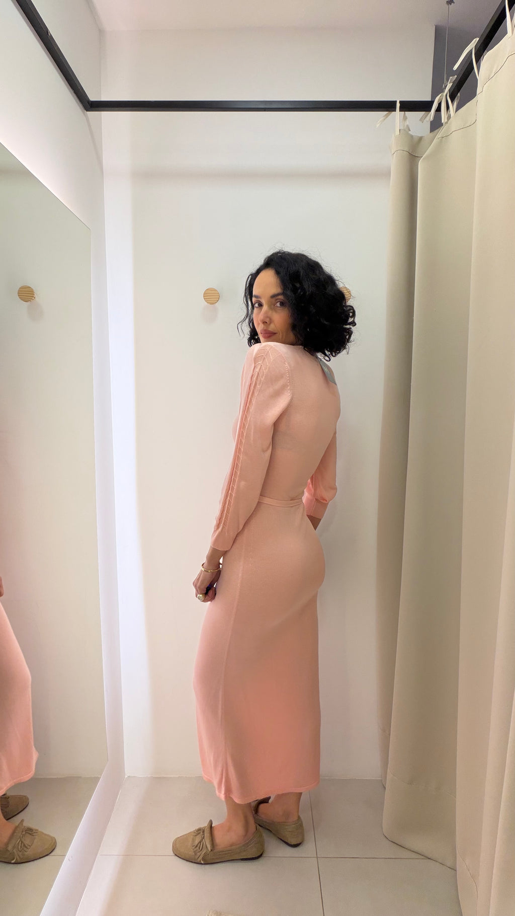 Vestido em malha tricot Rotunda