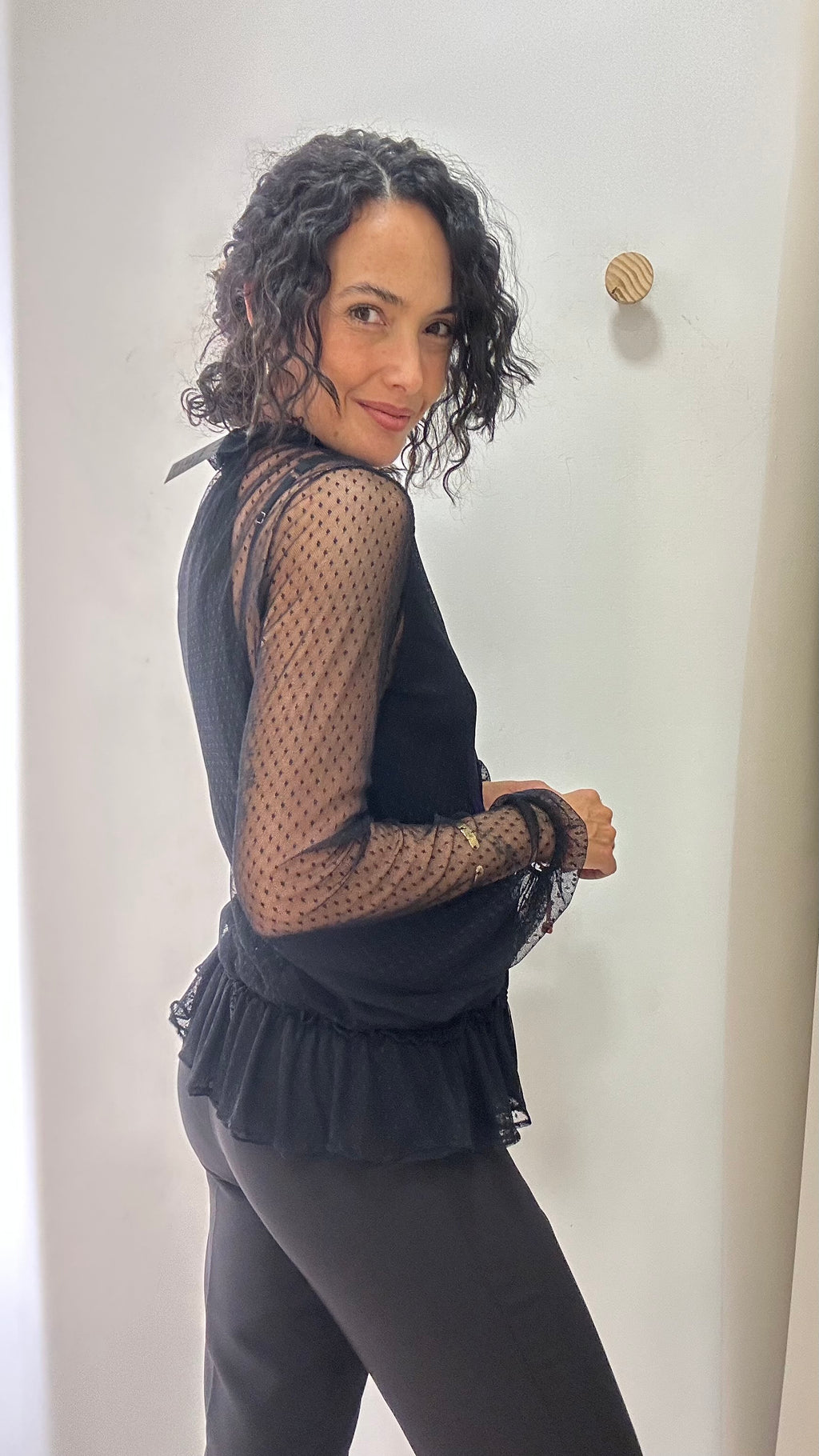 Blusa em tule