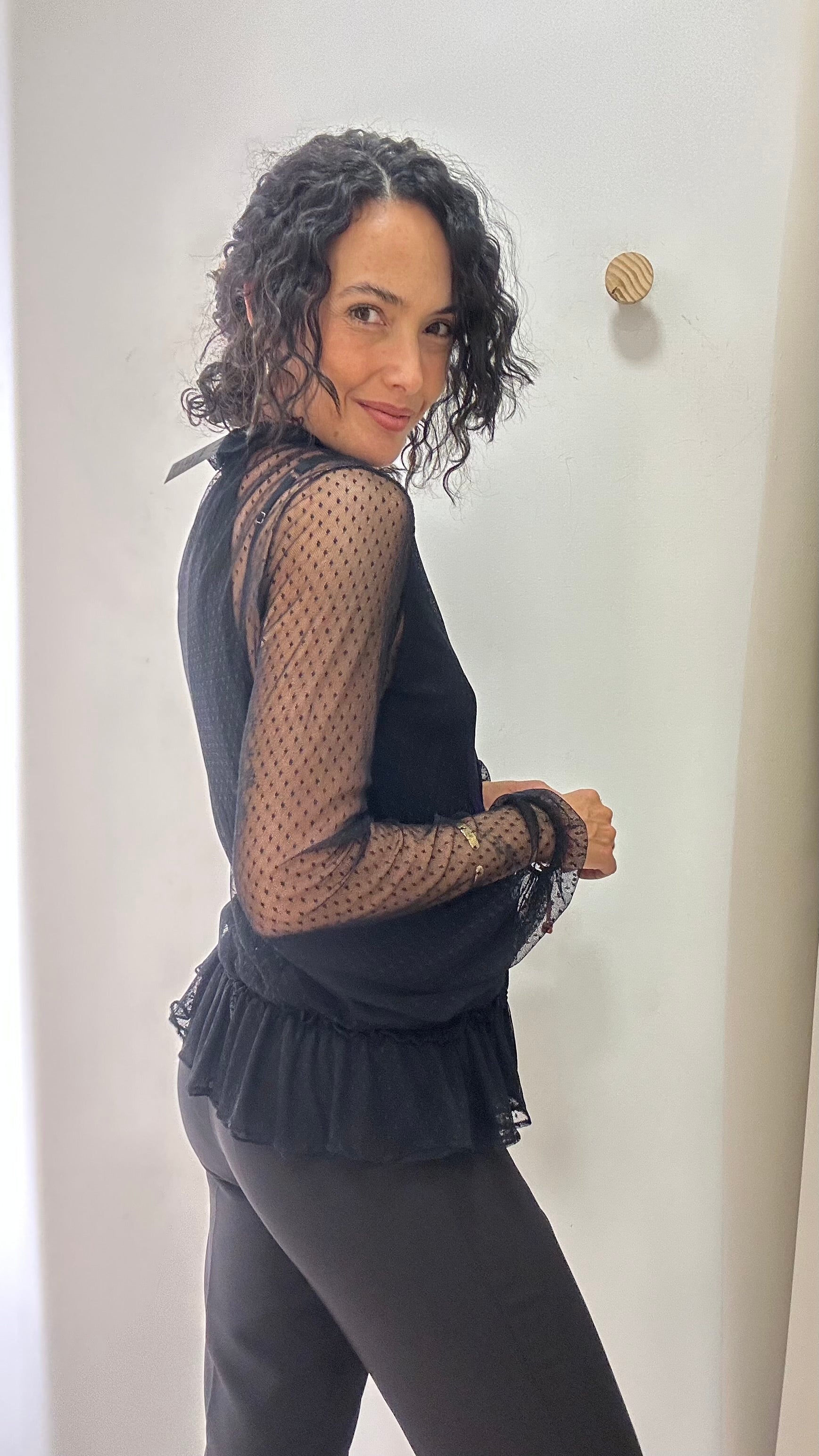 Blusa em tule